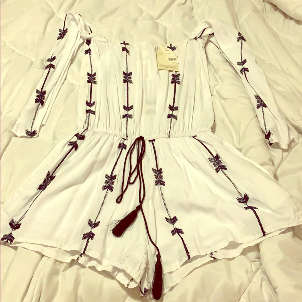 Off the shoulder romper